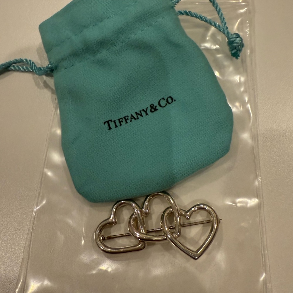 Tiffany & Co. Silver Heart pin